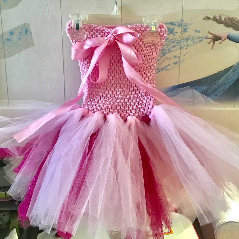 Pink tutu dress, ballerina dress